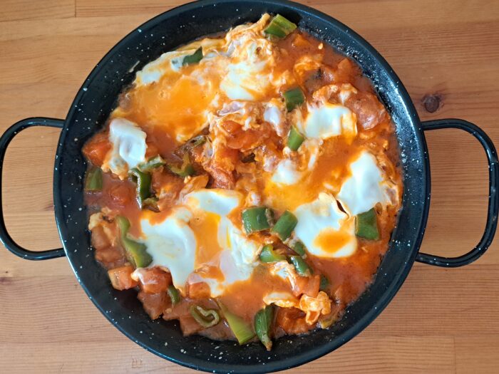 Receta de Menemen (revuelto de verduras): Una receta turca tradicional